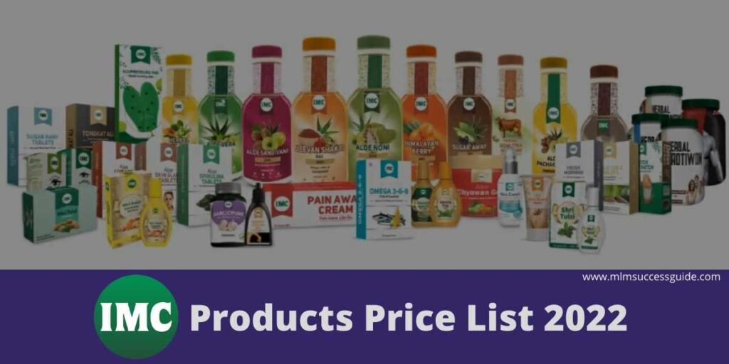 IMC Products Price List 2022
